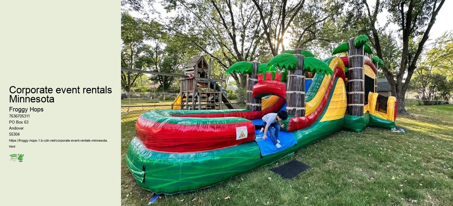 Froggy Hops: The Perfect Pick for Minneapolis' Best Bounce House Rental Experience!