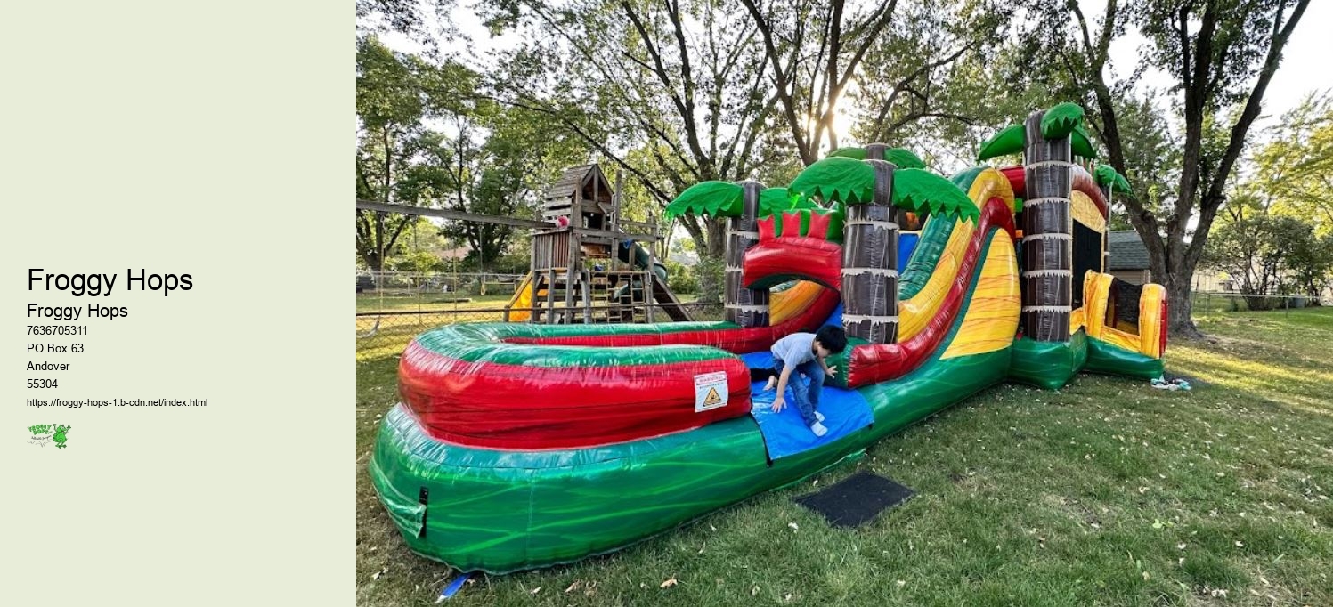 Minneapolis Celebrates Froggy Hops as the Ultimate Bounce House Rental Choice!
