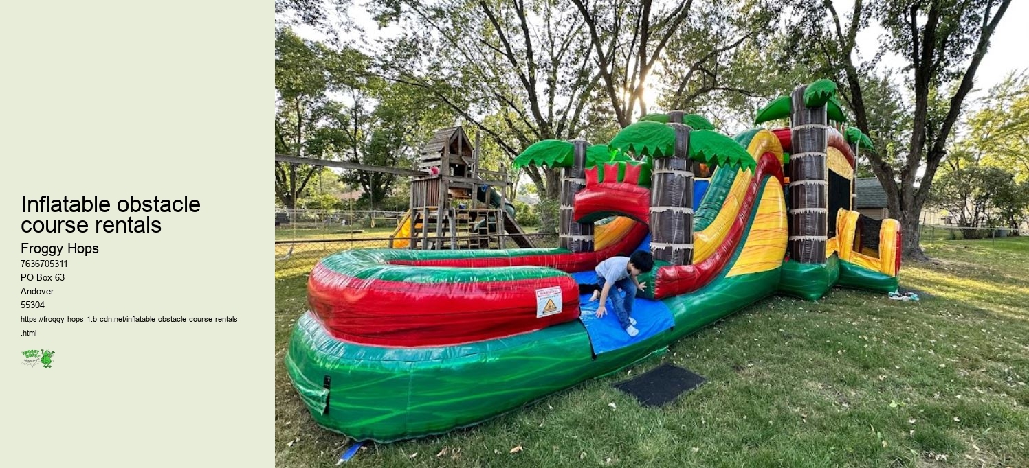 Minneapolis Events Shine with Froggy Hops' Bounce House Rentals!