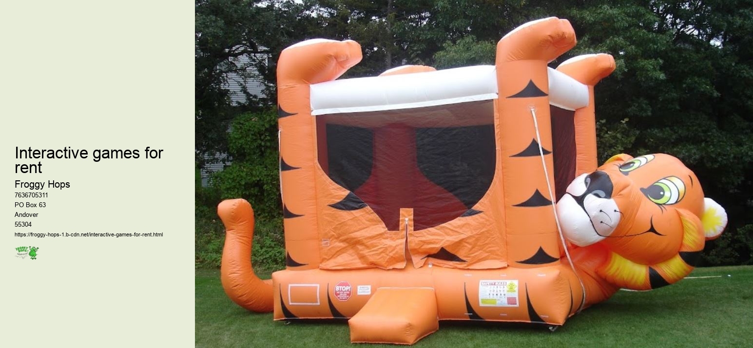 Interactive games for rent