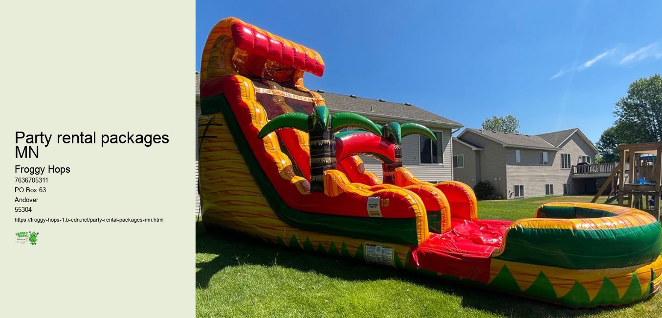 Party rental packages MN