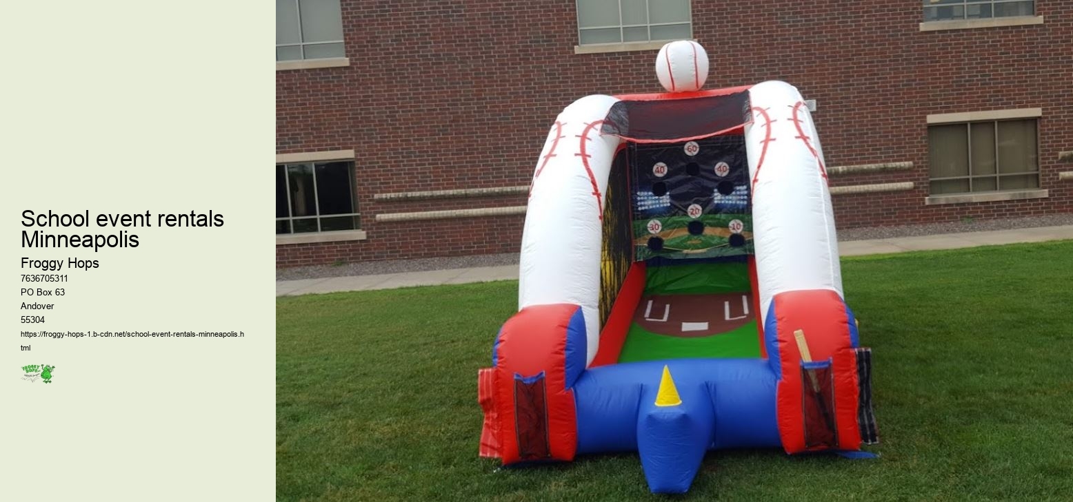 School event rentals Minneapolis