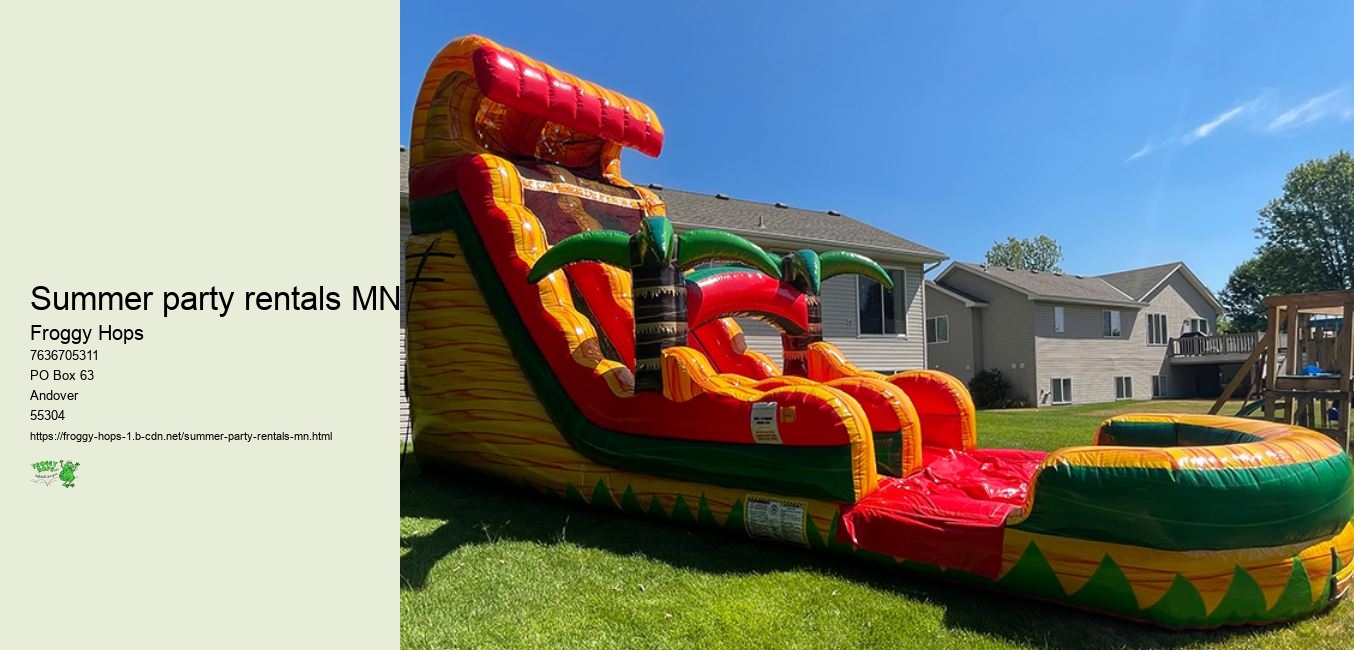 Summer party rentals MN