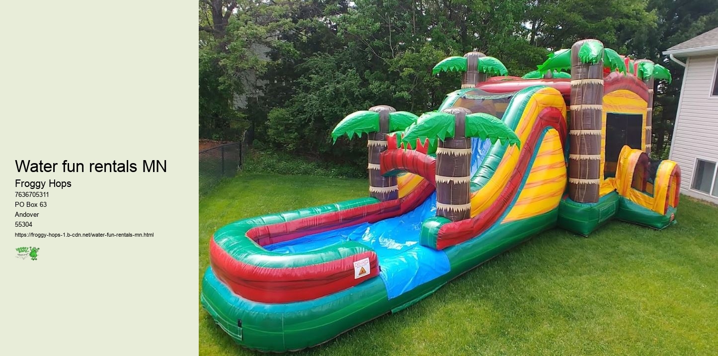 Water fun rentals MN